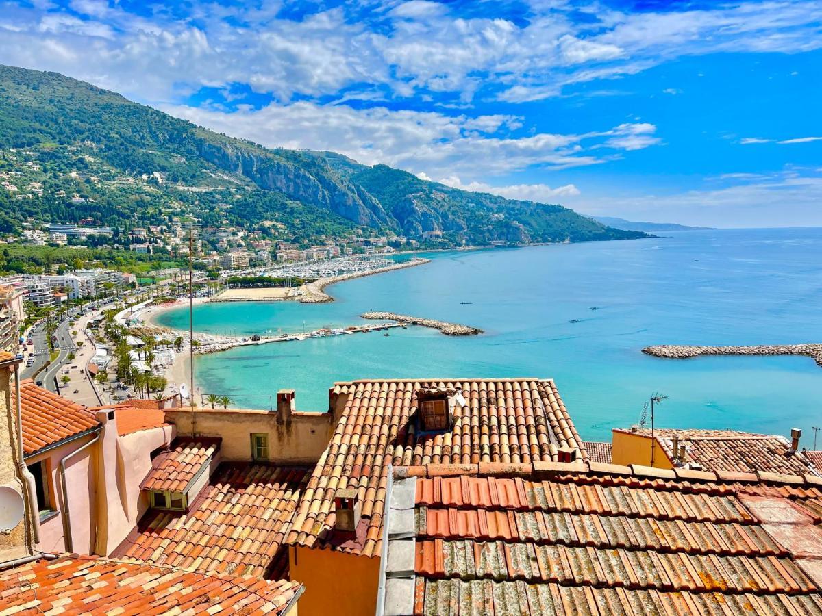 Apartamento Vieux Chateau, Vue Mer Menton Exterior foto